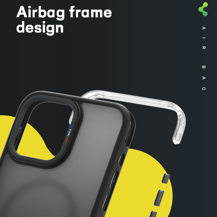 TGVIS Vigor Series Airbag MagSafe Magnetic Phone Case, For iPhone 15 Pro Max, For iPhone 15 Pro, For iPhone 15 Plus, For iPhone 15 Apple Accessories engtgv4496 iPhone 15 Pro Max - TGVIS - Mobile Lens - Mobile Camera Lens - Cellphone Accessories - Phone Lens - Smartphone Lens