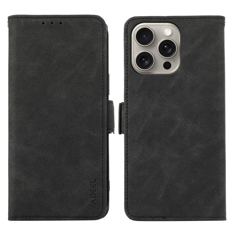 ABEEL Frosted Magnetic RFID Leather Phone Case, For iPhone Air, For iPhone 16 Pro Max, For iPhone 16 Pro, For iPhone 16 Plus Apple Accessories - APEXEL INDIA - Mobile Lens - Mobile Camera Lens - Cellphone Accessories - Phone Lens - Smartphone Lens