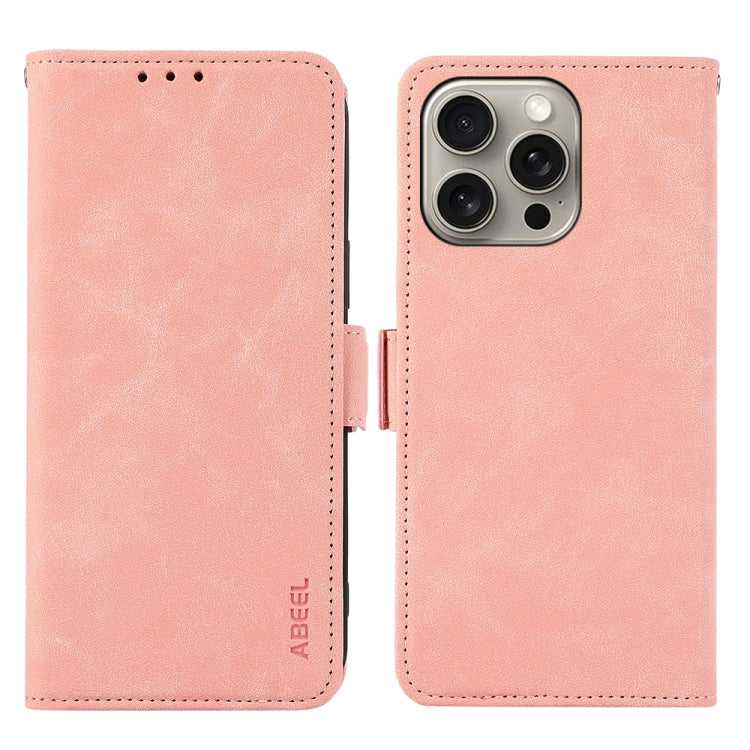 ABEEL Frosted Magnetic RFID Leather Phone Case, For iPhone Air, For iPhone 16 Pro Max, For iPhone 16 Pro, For iPhone 16 Plus Apple Accessories - APEXEL INDIA - Mobile Lens - Mobile Camera Lens - Cellphone Accessories - Phone Lens - Smartphone Lens