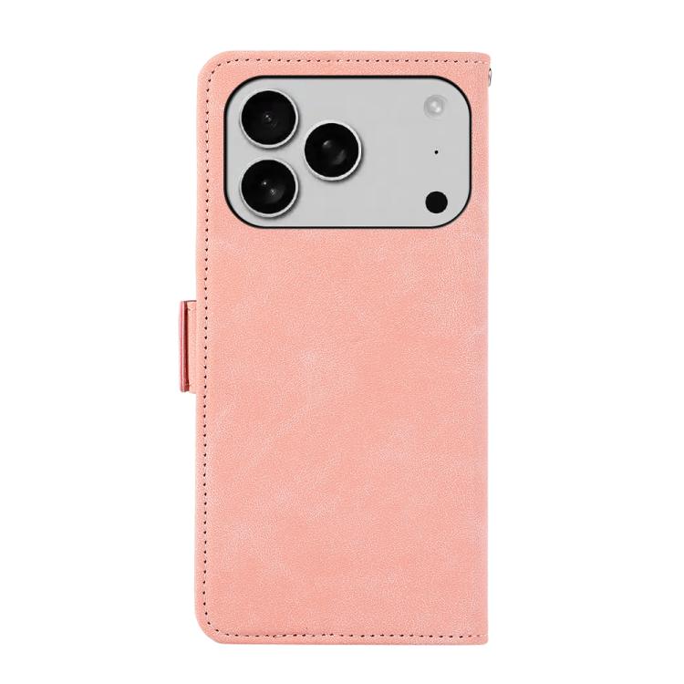 ABEEL Frosted Magnetic RFID Leather Phone Case, For iPhone 18 Pro / 17 Pro, For iPhone 18 Pro Max / 17 Pro Max, For iPhone 16e / 17e, For iPhone 17