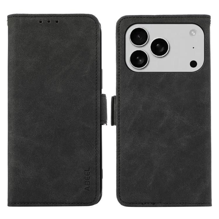 ABEEL Frosted Magnetic RFID Leather Phone Case, For iPhone 16e / 17e, For iPhone 17 Pro Max, For iPhone 17 Pro, For iPhone 17 Apple Accessories - APEXEL INDIA - Mobile Lens - Mobile Camera Lens - Cellphone Accessories - Phone Lens - Smartphone Lens