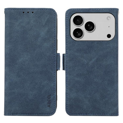 ABEEL Frosted Magnetic RFID Leather Phone Case, For iPhone 16e / 17e, For iPhone 17 Pro Max, For iPhone 17 Pro, For iPhone 17 Apple Accessories - APEXEL INDIA - Mobile Lens - Mobile Camera Lens - Cellphone Accessories - Phone Lens - Smartphone Lens