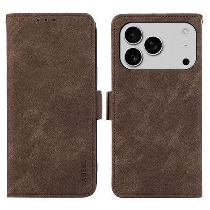 ABEEL Frosted Magnetic RFID Leather Phone Case, For iPhone 16e / 17e, For iPhone 17 Pro Max, For iPhone 17 Pro, For iPhone 17 Apple Accessories - APEXEL INDIA - Mobile Lens - Mobile Camera Lens - Cellphone Accessories - Phone Lens - Smartphone Lens
