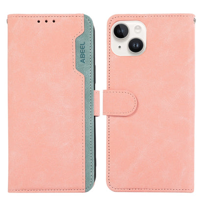 ABEEL Color Block Magnetic RFID Leather Phone Case, For iPhone 15, For iPhone 14 Plus, For iPhone 14, For iPhone 14 Pro Apple Accessories engabe3769 - APEXEL INDIA - Mobile Lens - Mobile Camera Lens - Cellphone Accessories - Phone Lens - Smartphone Lens