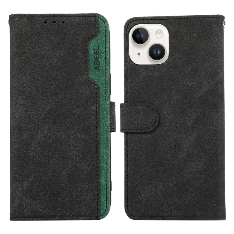 ABEEL Color Block Magnetic RFID Leather Phone Case, For iPhone 15, For iPhone 14 Plus, For iPhone 14, For iPhone 14 Pro Apple Accessories engabe3769 - APEXEL INDIA - Mobile Lens - Mobile Camera Lens - Cellphone Accessories - Phone Lens - Smartphone Lens