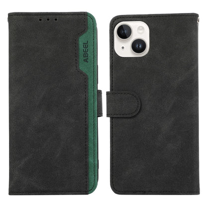 ABEEL Color Block Magnetic RFID Leather Phone Case, For iPhone 15, For iPhone 14 Plus, For iPhone 14, For iPhone 14 Pro Apple Accessories engabe3769 - APEXEL INDIA - Mobile Lens - Mobile Camera Lens - Cellphone Accessories - Phone Lens - Smartphone Lens