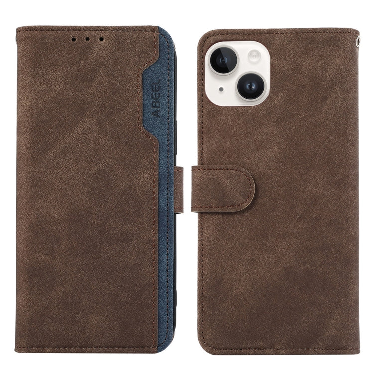 ABEEL Color Block Magnetic RFID Leather Phone Case, For iPhone 15, For iPhone 14 Plus, For iPhone 14, For iPhone 14 Pro Apple Accessories engabe3769 - APEXEL INDIA - Mobile Lens - Mobile Camera Lens - Cellphone Accessories - Phone Lens - Smartphone Lens
