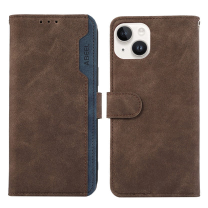 ABEEL Color Block Magnetic RFID Leather Phone Case, For iPhone 15, For iPhone 14 Plus, For iPhone 14, For iPhone 14 Pro Apple Accessories engabe3769 - APEXEL INDIA - Mobile Lens - Mobile Camera Lens - Cellphone Accessories - Phone Lens - Smartphone Lens