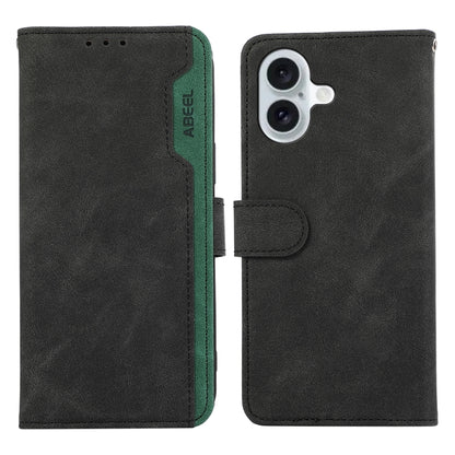 ABEEL Color Block Magnetic RFID Leather Phone Case, For iPhone 16, For iPhone 15 Pro Max, For iPhone 15 Pro, For iPhone 15 Plus Apple Accessories engabe3767 - APEXEL INDIA - Mobile Lens - Mobile Camera Lens - Cellphone Accessories - Phone Lens - Smartphone Lens