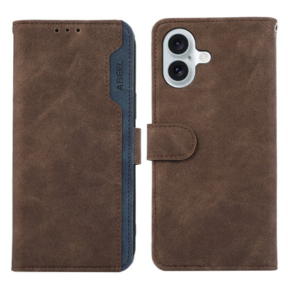 ABEEL Color Block Magnetic RFID Leather Phone Case, For iPhone 16, For iPhone 15 Pro Max, For iPhone 15 Pro, For iPhone 15 Plus Apple Accessories engabe3767 - APEXEL INDIA - Mobile Lens - Mobile Camera Lens - Cellphone Accessories - Phone Lens - Smartphone Lens
