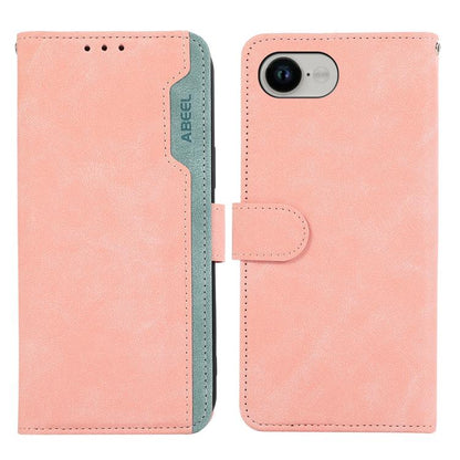 ABEEL Color Block Magnetic RFID Leather Phone Case, For iPhone 18 Pro / 17 Pro, For iPhone 18 Pro Max / 17 Pro Max, For iPhone 16e / 17e, For iPhone 17