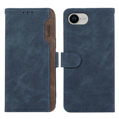 ABEEL Color Block Magnetic RFID Leather Phone Case, For iPhone 18 Pro / 17 Pro, For iPhone 18 Pro Max / 17 Pro Max, For iPhone 16e / 17e, For iPhone 17