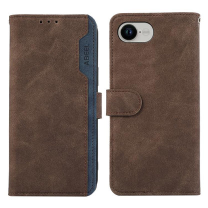 ABEEL Color Block Magnetic RFID Leather Phone Case, For iPhone 16e, For iPhone 16 Pro Max, For iPhone 16 Pro, For iPhone 16 Plus Apple Accessories engabe3765 - APEXEL INDIA - Mobile Lens - Mobile Camera Lens - Cellphone Accessories - Phone Lens - Smartphone Lens