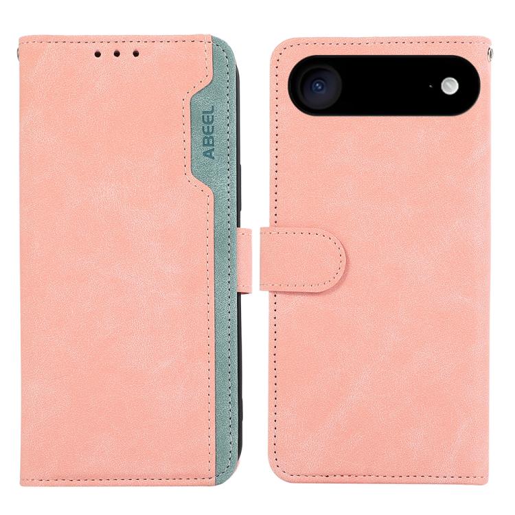 ABEEL Color Block Magnetic RFID Leather Phone Case, For iPhone Air, For iPhone 16 Pro Max, For iPhone 16 Pro, For iPhone 16 Plus Apple Accessories - APEXEL INDIA - Mobile Lens - Mobile Camera Lens - Cellphone Accessories - Phone Lens - Smartphone Lens