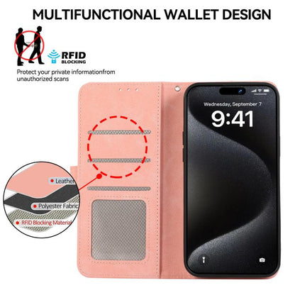 ABEEL Color Block Magnetic RFID Leather Phone Case, For iPhone Air, For iPhone 16 Pro Max, For iPhone 16 Pro, For iPhone 16 Plus Apple Accessories - APEXEL INDIA - Mobile Lens - Mobile Camera Lens - Cellphone Accessories - Phone Lens - Smartphone Lens