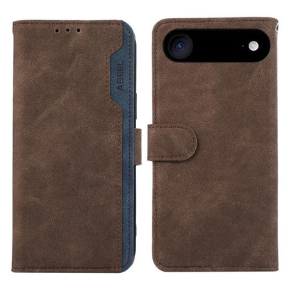 ABEEL Color Block Magnetic RFID Leather Phone Case, For iPhone Air, For iPhone 16 Pro Max, For iPhone 16 Pro, For iPhone 16 Plus Apple Accessories - APEXEL INDIA - Mobile Lens - Mobile Camera Lens - Cellphone Accessories - Phone Lens - Smartphone Lens