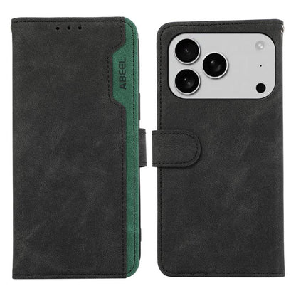 ABEEL Color Block Magnetic RFID Leather Phone Case, For iPhone 17 Pro Max, For iPhone 17 Pro, For iPhone 17, For iPhone Air Apple Accessories - APEXEL INDIA - Mobile Lens - Mobile Camera Lens - Cellphone Accessories - Phone Lens - Smartphone Lens