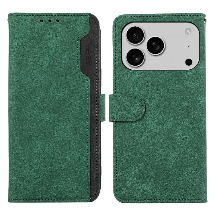 ABEEL Color Block Magnetic RFID Leather Phone Case, For iPhone 16e / 17e, For iPhone 17 Pro Max, For iPhone 17 Pro, For iPhone 17 Apple Accessories - APEXEL INDIA - Mobile Lens - Mobile Camera Lens - Cellphone Accessories - Phone Lens - Smartphone Lens