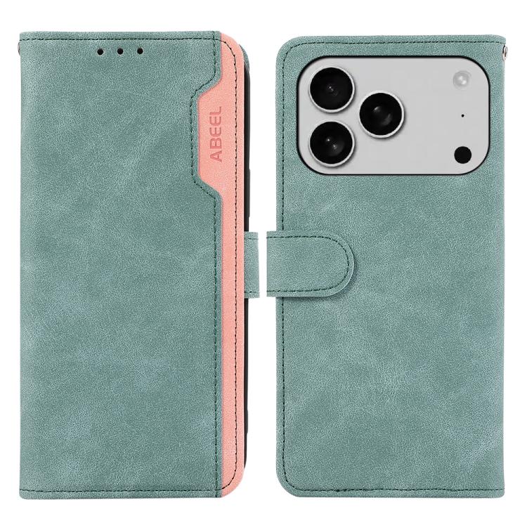 ABEEL Color Block Magnetic RFID Leather Phone Case, For iPhone 17 Pro Max, For iPhone 17 Pro, For iPhone 17, For iPhone Air Apple Accessories - APEXEL INDIA - Mobile Lens - Mobile Camera Lens - Cellphone Accessories - Phone Lens - Smartphone Lens