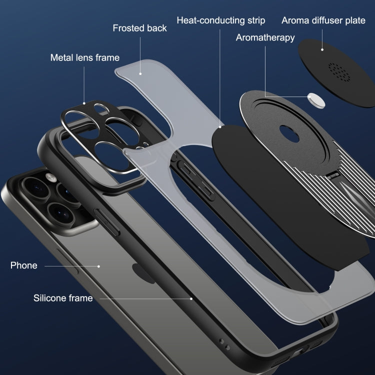 Heat Dissipation Aromatherapy MagSafe Holder Phone Case, For iPhone 12 Pro Max Apple Accessories enghea4509 More iPhone Cases - APEXEL INDIA - Mobile Lens - Mobile Camera Lens - Cellphone Accessories - Phone Lens - Smartphone Lens