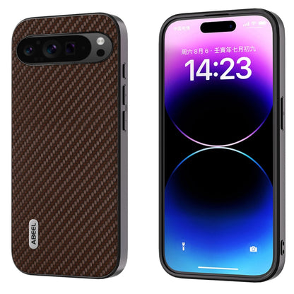 ABEEL Carbon Fiber Texture Protective Phone Case, For Google Pixel 9 Pro, For Google Pixel 9 engabe3766 Mobile Accessories - APEXEL INDIA - Mobile Lens - Mobile Camera Lens - Cellphone Accessories - Phone Lens - Smartphone Lens