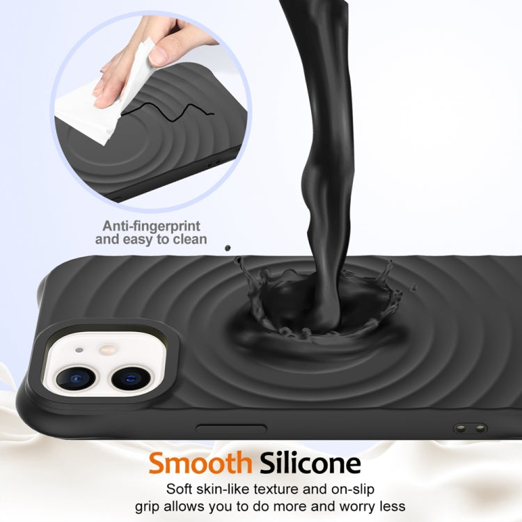 Wave Texture MagSafe Magnetic Liquid Silicone Phone Case, For iPhone 12 mini Apple Accessories engwav5657 More iPhone Cases - APEXEL INDIA - Mobile Lens - Mobile Camera Lens - Cellphone Accessories - Phone Lens - Smartphone Lens