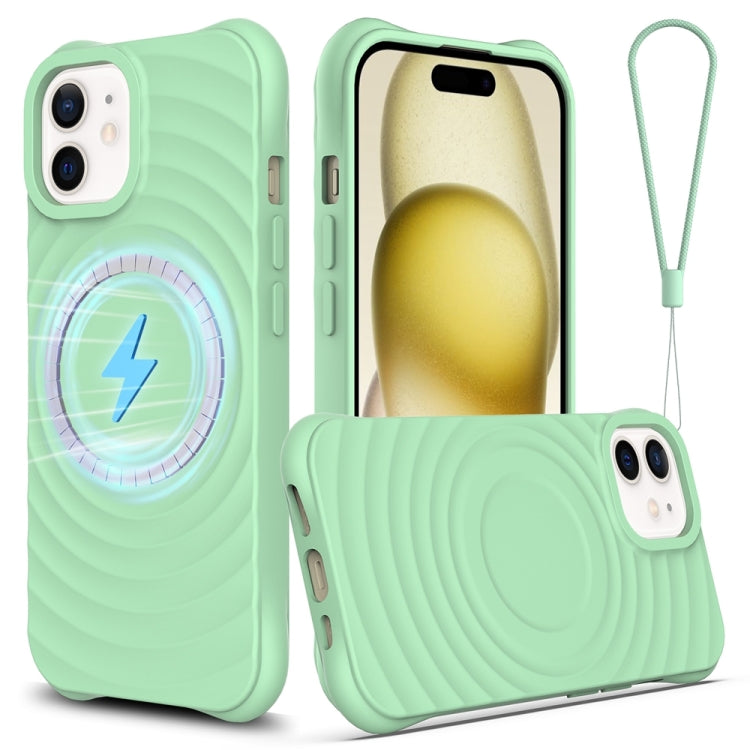 Wave Texture MagSafe Magnetic Liquid Silicone Phone Case, For iPhone 12 mini Apple Accessories engwav5657 More iPhone Cases - APEXEL INDIA - Mobile Lens - Mobile Camera Lens - Cellphone Accessories - Phone Lens - Smartphone Lens