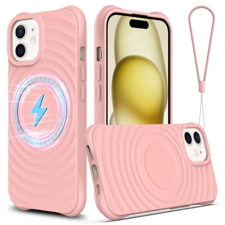 Wave Texture MagSafe Magnetic Liquid Silicone Phone Case, For iPhone 12 mini Apple Accessories engwav5657 More iPhone Cases - APEXEL INDIA - Mobile Lens - Mobile Camera Lens - Cellphone Accessories - Phone Lens - Smartphone Lens