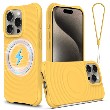Wave Texture MagSafe Magnetic Liquid Silicone Phone Case, For iPhone 16e, For iPhone 16 Pro Max, For iPhone 16 Pro, For iPhone 16 Plus Apple Accessories engwav4560 iPhone 16e - APEXEL INDIA - Mobile Lens - Mobile Camera Lens - Cellphone Accessories - Phone Lens - Smartphone Lens