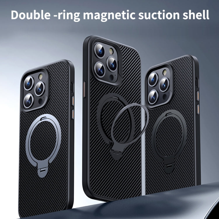 Double Ring MagSafe Holder Carbon Fiber Phone Case, For iPhone 16 Pro Max, For iPhone 16 Pro, For iPhone 16 Plus, For iPhone 16, For iPhone 15 Pro Max, For iPhone 15 Pro, For iPhone 15 Plus / 14 Plus, For iPhone 15, For iPhone 14 / 13, For iPhone 14 Pr... Apple Accessories engdou4565 iPhone 16 Pro Max - APEXEL INDIA - Mobile Lens - Mobile Camera Lens - Cellphone Accessories - Phone Lens - Smartphone Lens