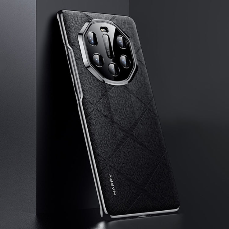 Plain Leather PC Phone Case, For Huawei Mate 40 RS Porsche Design