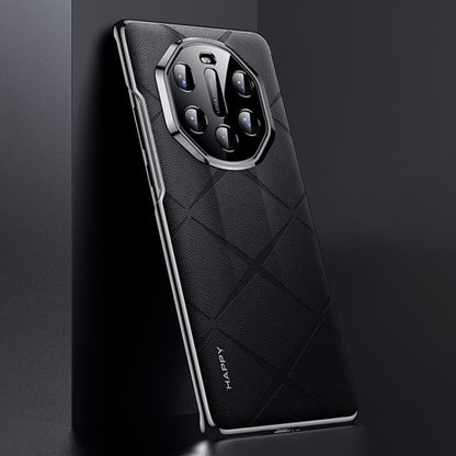 Plain Leather PC Phone Case, For Huawei Mate 40 RS Porsche Design