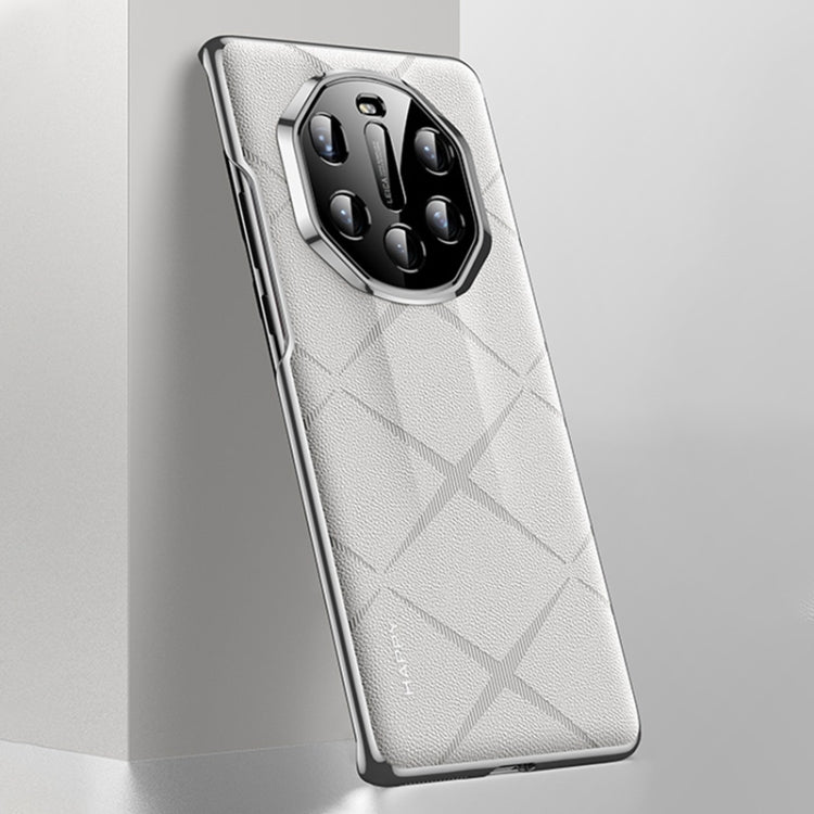 Plain Leather PC Phone Case, For Huawei Mate 40 RS Porsche Design