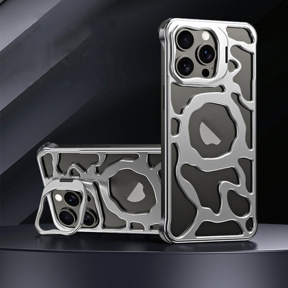 Auspicious Cloud Series MagSafe Metal Phone Case with Bracket, For iPhone 16 Pro Max, For iPhone 16 Pro, For iPhone 16, For iPhone 15 Pro Max, For iPhone 15 Pro, For iPhone 15, For iPhone 14, For iPhone 14 Pro, For iPhone 14 Pro Max, For iPhone 13 Pro ... Apple Accessories engaus4550 iPhone 16 Pro Max - APEXEL INDIA - Mobile Lens - Mobile Camera Lens - Cellphone Accessories - Phone Lens - Smartphone Lens