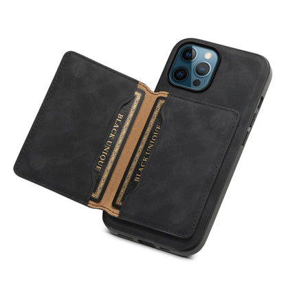 Denior D13 Retro Texture Leather MagSafe Card Bag Phone Case, For iPhone 12 Pro Apple Accessories engden4549 More iPhone Cases - Denior - Mobile Lens - Mobile Camera Lens - Cellphone Accessories - Phone Lens - Smartphone Lens
