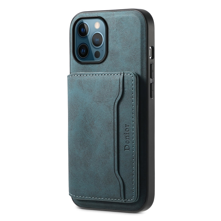 Denior D13 Retro Texture Leather MagSafe Card Bag Phone Case, For iPhone 12 Pro Apple Accessories engden4549 More iPhone Cases - Denior - Mobile Lens - Mobile Camera Lens - Cellphone Accessories - Phone Lens - Smartphone Lens