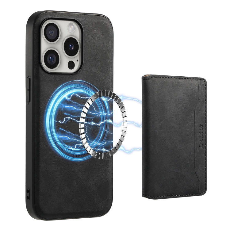 Denior D13 Retro Texture Leather MagSafe Card Bag Phone Case, For iPhone 16 Pro Max, For iPhone 16 Pro, For iPhone 16 Plus, For iPhone 16, For iPhone 15 Pro Max, For iPhone 15 Pro, For iPhone 15 Plus, For iPhone 15 Apple Accessories engden4548 iPhone 16 Pro Max - Denior - Mobile Lens - Mobile Camera Lens - Cellphone Accessories - Phone Lens - Smartphone Lens