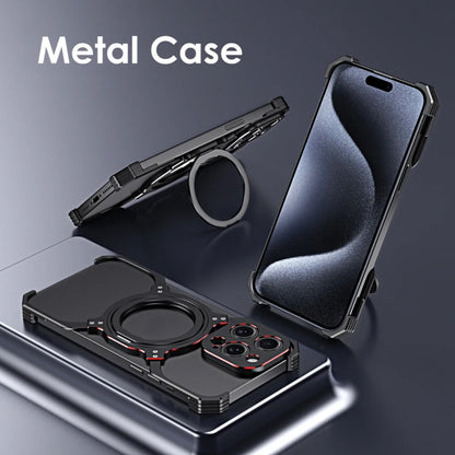 Mechanical Arm Borderless MagSafe Holder Metal Phone Case, For iPhone 14 Plus, For iPhone 14, For iPhone 14 Pro, For iPhone 14 Pro Max Apple Accessories engmec4561 iPhone 14 Plus - APEXEL INDIA - Mobile Lens - Mobile Camera Lens - Cellphone Accessories - Phone Lens - Smartphone Lens