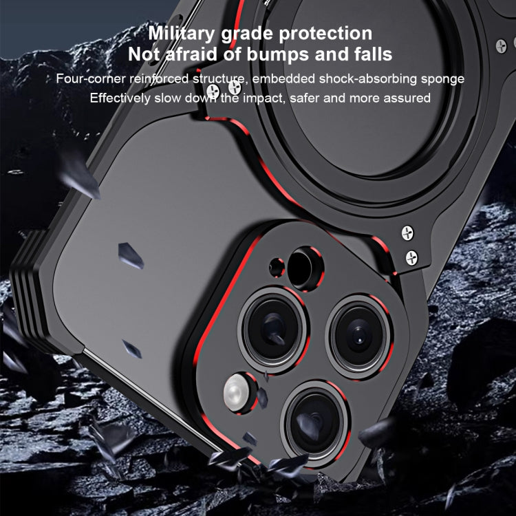 Mechanical Arm Borderless MagSafe Holder Metal Phone Case, For iPhone 15 Pro Max, For iPhone 15 Pro, For iPhone 15 Plus, For iPhone 15 Apple Accessories engmec4559 iPhone 15 Pro Max - APEXEL INDIA - Mobile Lens - Mobile Camera Lens - Cellphone Accessories - Phone Lens - Smartphone Lens