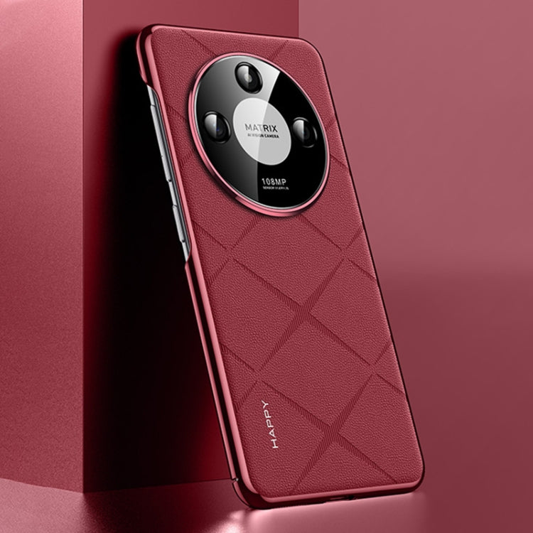 Plain Leather PC Phone Case, For Honor X50 engpla6142 Honor Honor Cases Mobile Accessories - APEXEL INDIA - Mobile Lens - Mobile Camera Lens - Cellphone Accessories - Phone Lens - Smartphone Lens