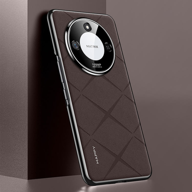 Plain Leather PC Phone Case, For Honor X60 Pro, For Honor X60, For Honor 200, For Honor 200 Pro engpla6140 Honor Honor Cases Mobile Accessories - APEXEL INDIA - Mobile Lens - Mobile Camera Lens - Cellphone Accessories - Phone Lens - Smartphone Lens