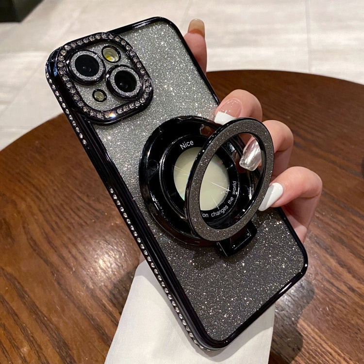 Gradient Glitter Diamond Plated Holder Magsafe Phone Case, For iPhone 15 Pro Max, For iPhone 15 Pro, For iPhone 15 Plus, For iPhone 15 Apple Accessories enggra4602 iPhone 15 Pro Max - APEXEL INDIA - Mobile Lens - Mobile Camera Lens - Cellphone Accessories - Phone Lens - Smartphone Lens