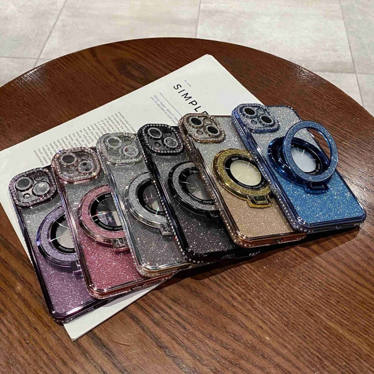Gradient Glitter Diamond Plated Holder Magsafe Phone Case, For iPhone 15 Pro Max, For iPhone 15 Pro, For iPhone 15 Plus, For iPhone 15 Apple Accessories enggra4602 iPhone 15 Pro Max - APEXEL INDIA - Mobile Lens - Mobile Camera Lens - Cellphone Accessories - Phone Lens - Smartphone Lens