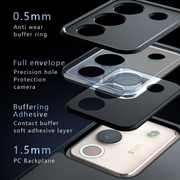 Armor Precise Hole PC Hybrid TPU Phone Case, For vivo V29e 5G