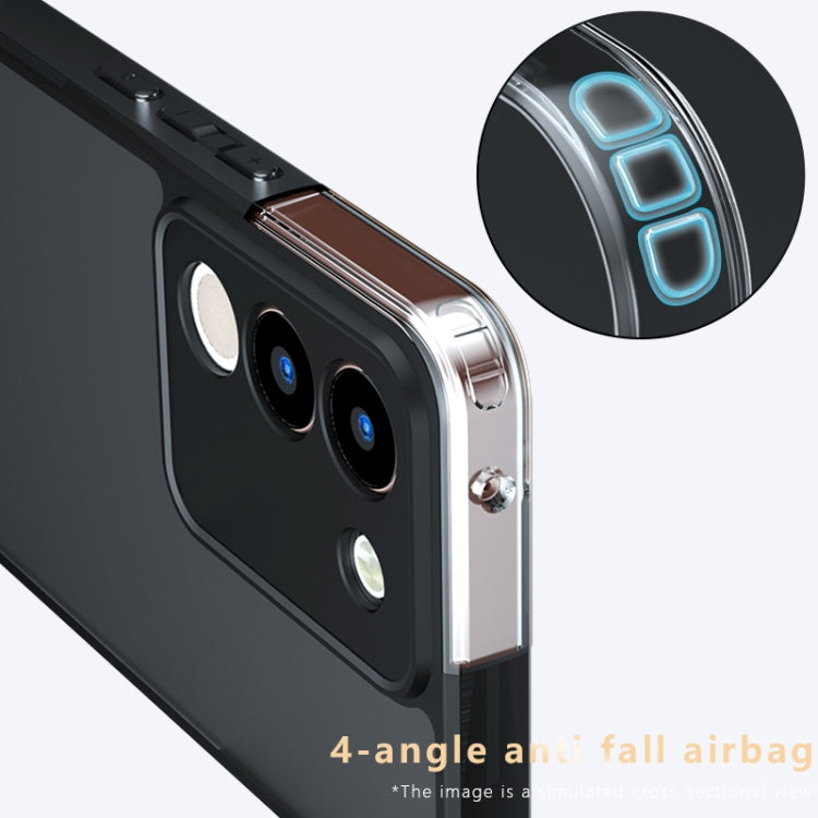 Armor Precise Hole PC Hybrid TPU Phone Case, For vivo V29e 5G
