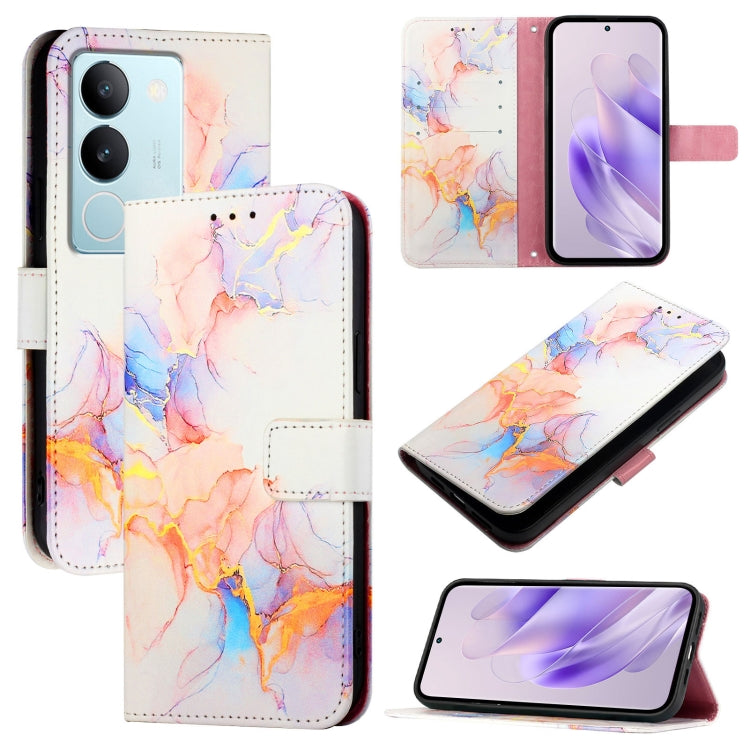 PT003 Marble Pattern Flip Leather Phone Case, For vivo Y36 5G Global / Y36 4G Global&amp;India, For vivo Y27 5G / Y27s 4G Global, For vivo V29 5G Global / V29 Pro, For vivoy Y17s 4G Global / Y17s 5G India