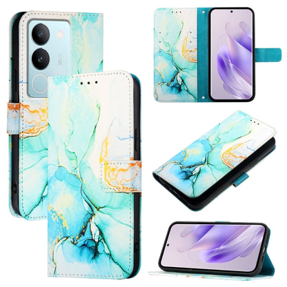 PT003 Marble Pattern Flip Leather Phone Case, For vivo Y36 5G Global / Y36 4G Global&amp;India, For vivo Y27 5G / Y27s 4G Global, For vivo V29 5G Global / V29 Pro, For vivoy Y17s 4G Global / Y17s 5G India