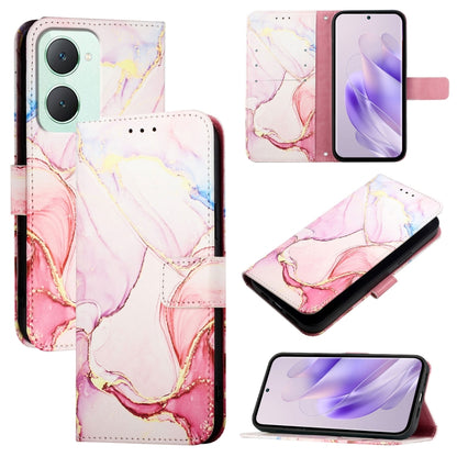 PT003 Marble Pattern Flip Leather Phone Case, For vivo iQOO Z9 / iQOO Z9 Turbo, For vivo Y03 4G Global, For vivo Y100 IDN / Y200e, For vivo V30 / V30 Pro 5G Global