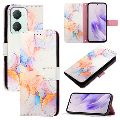 PT003 Marble Pattern Flip Leather Phone Case, For vivo iQOO Z9 / iQOO Z9 Turbo, For vivo Y03 4G Global, For vivo Y100 IDN / Y200e, For vivo V30 / V30 Pro 5G Global
