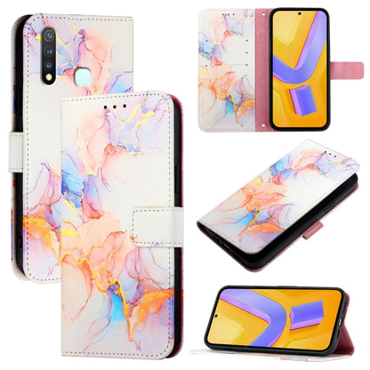PT003 Marble Pattern Flip Leather Phone Case, For vivo Y70s, For vivo Y50 5G, For vivo Y30 4G Global, For vivo Y19 / U3 / Y5s / Z5i / U20